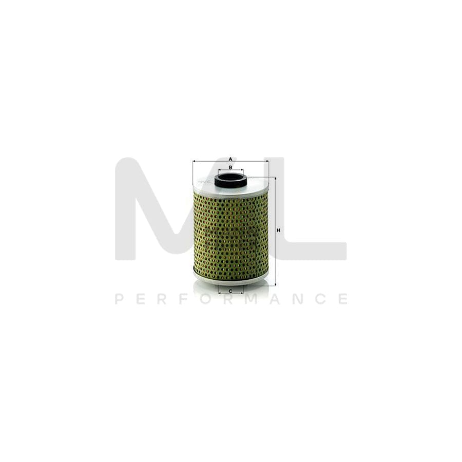 MANN-FILTER H 1034/4 Oil Filter Filter Insert