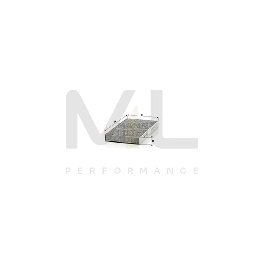 MANN-FILTER CUK 2951 Pollen filter Activated Carbon Filter