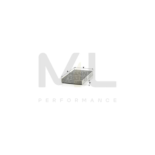 MANN-FILTER CUK 2951 Pollen filter Activated Carbon Filter
