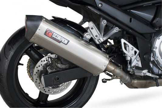 Scorpion RSI98SEO Suzuki GSF650 Bandit Serket Parallel Slip-On - Brushed Stainless Steel Sleeve | ML Performance US US