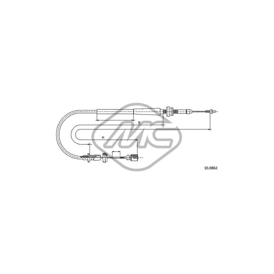 Metalcaucho 83824 Throttle Cable