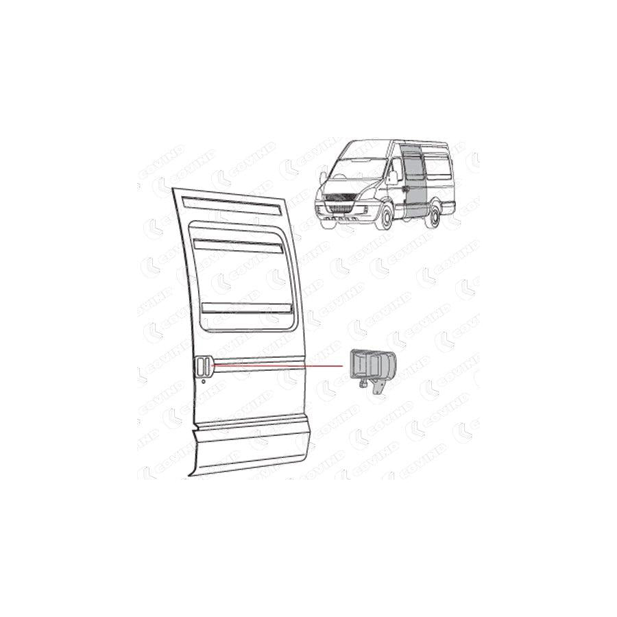 Covind C39/188 Door Handle