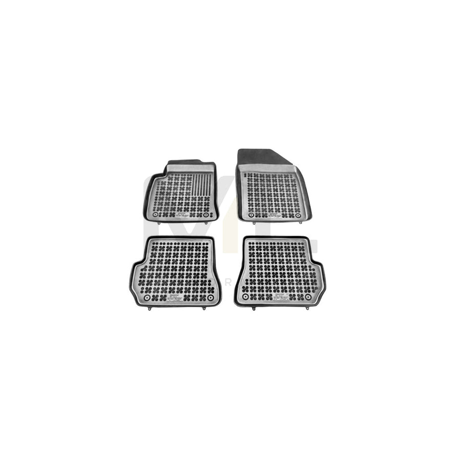 REZAW PLAST Tailored 200601 Floor mat set for FORD MONDEO Elastomer, Front and Rear, Quantity: 4, Black