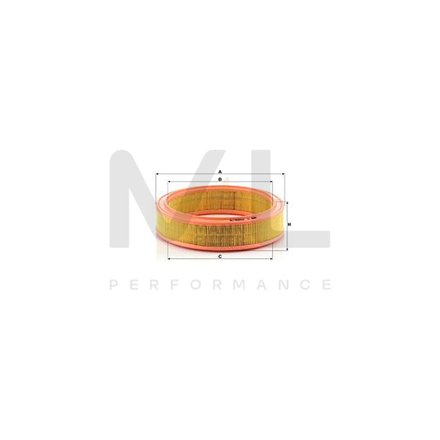 MANN-FILTER C 3082/5 Air Filter for FIAT Seicento / 600 Hatchback (187) Filter Insert