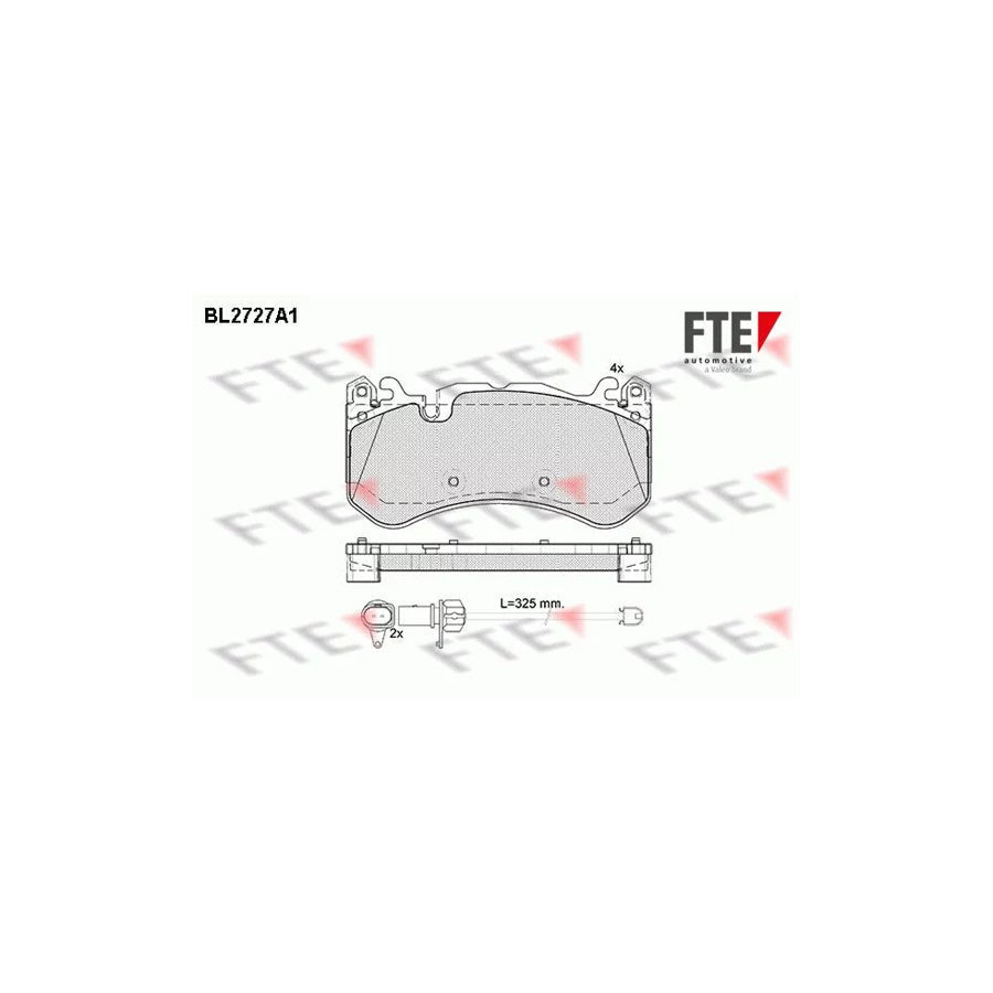 FTE 9011071 Brake Pad Set