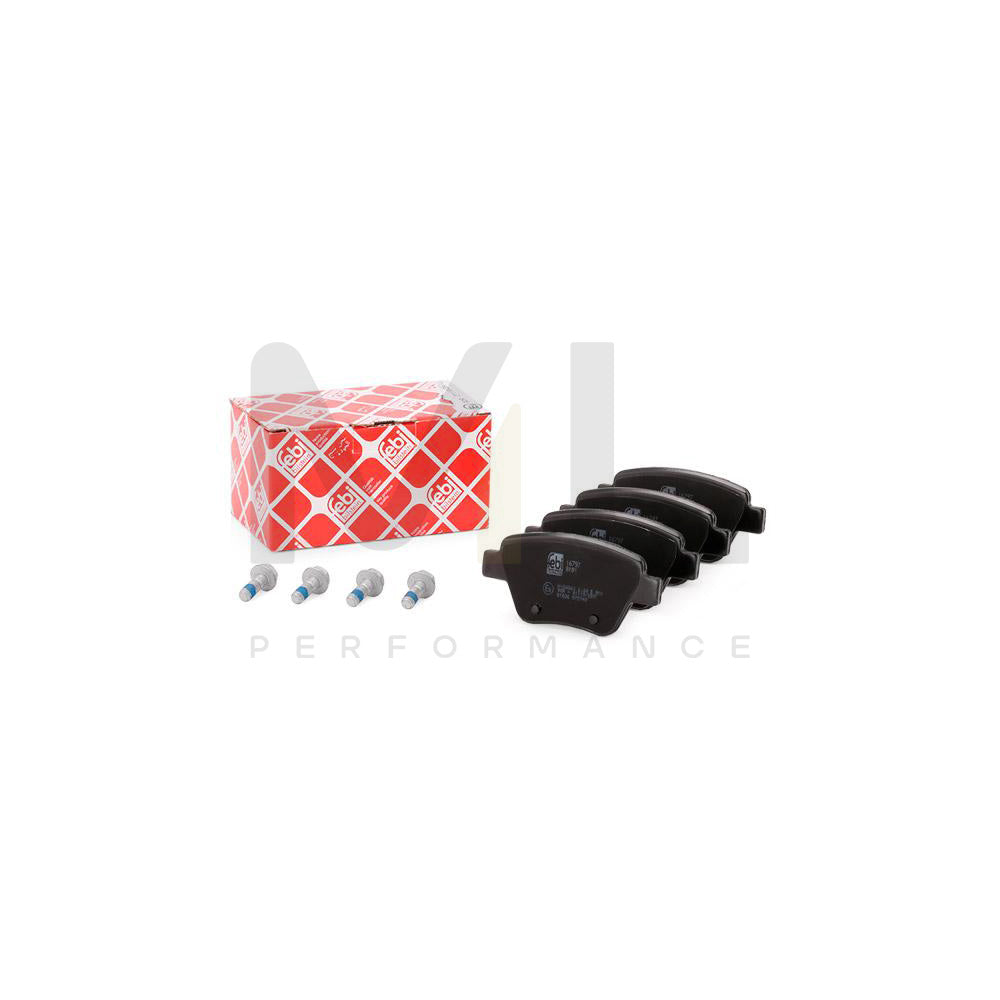 Febi Bilstein 16797 Brake Pad Set Rear Axle, Excl. Wear Warning Contact, With Bolts/Screws