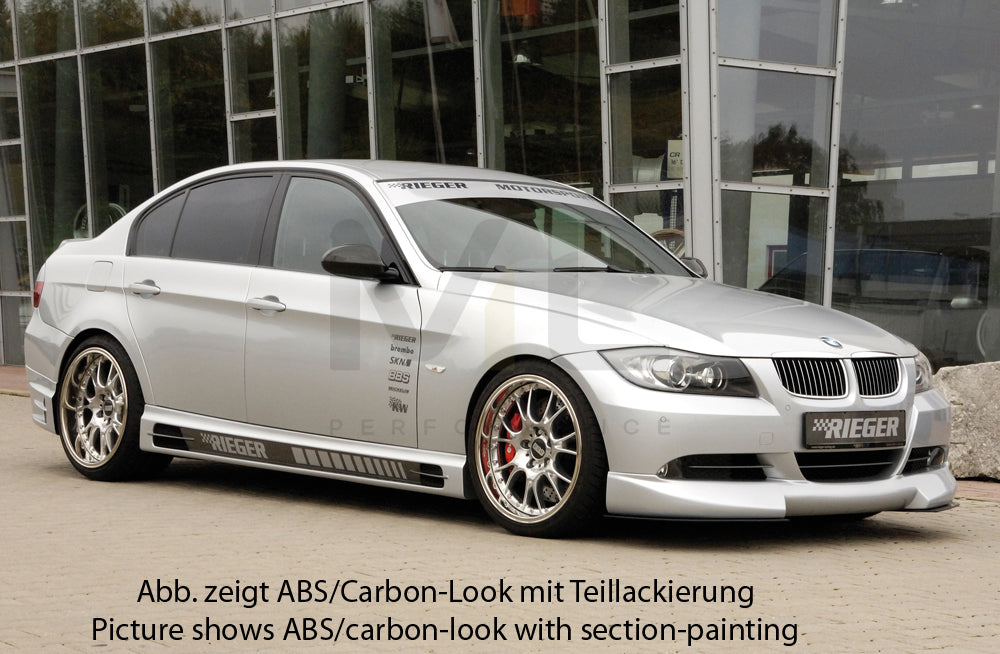 Rieger 00099548 BMW 3 Series E90 E91 Side Skirt 2 | ML Performance UK Car Parts