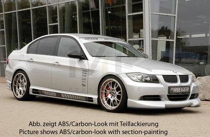 Rieger 00099548 BMW 3 Series E90 E91 Side Skirt 2 | ML Performance UK Car Parts