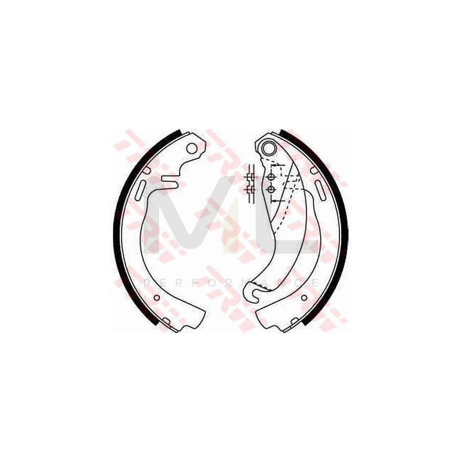 TRW GS6187 Brake Shoe Set | ML Performance Car Parts