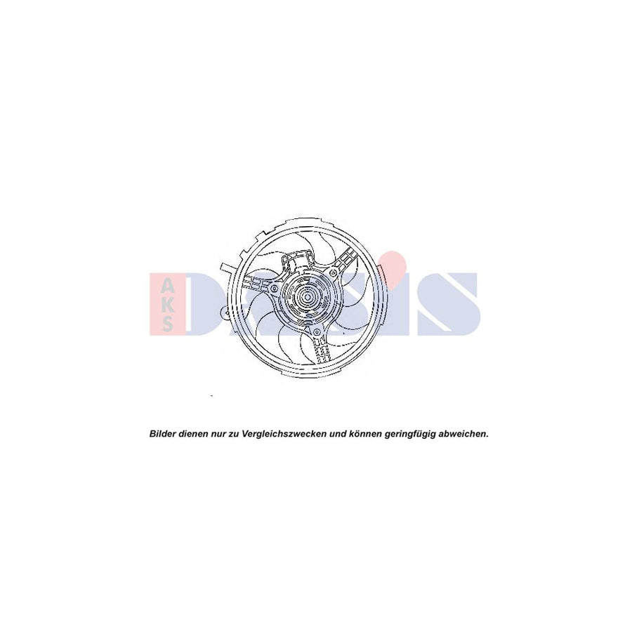 AKS Dasis 088092N Fan, Radiator