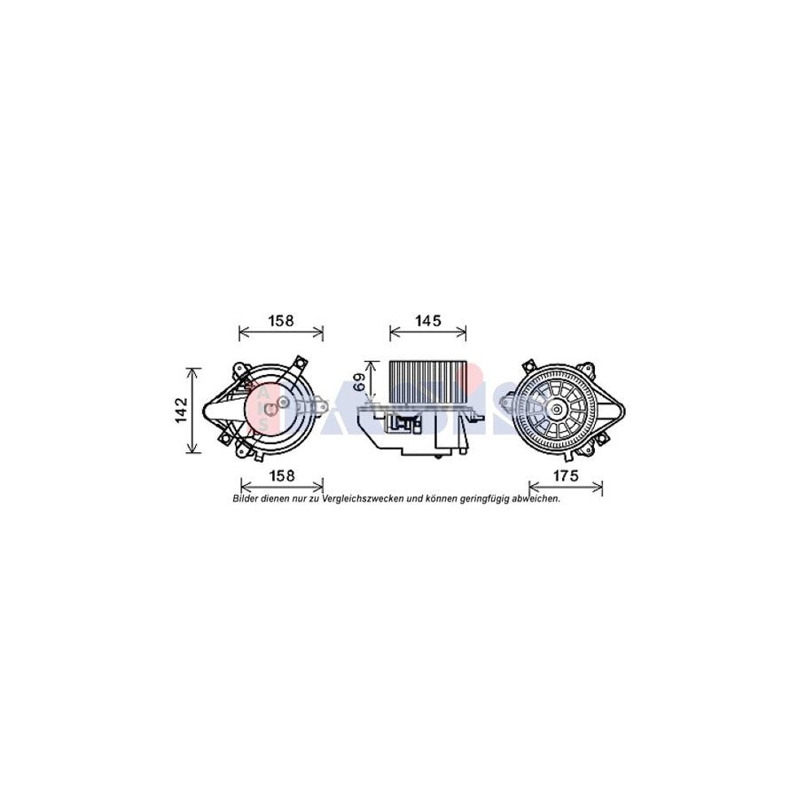 AKS Dasis 088097N Interior Blower
