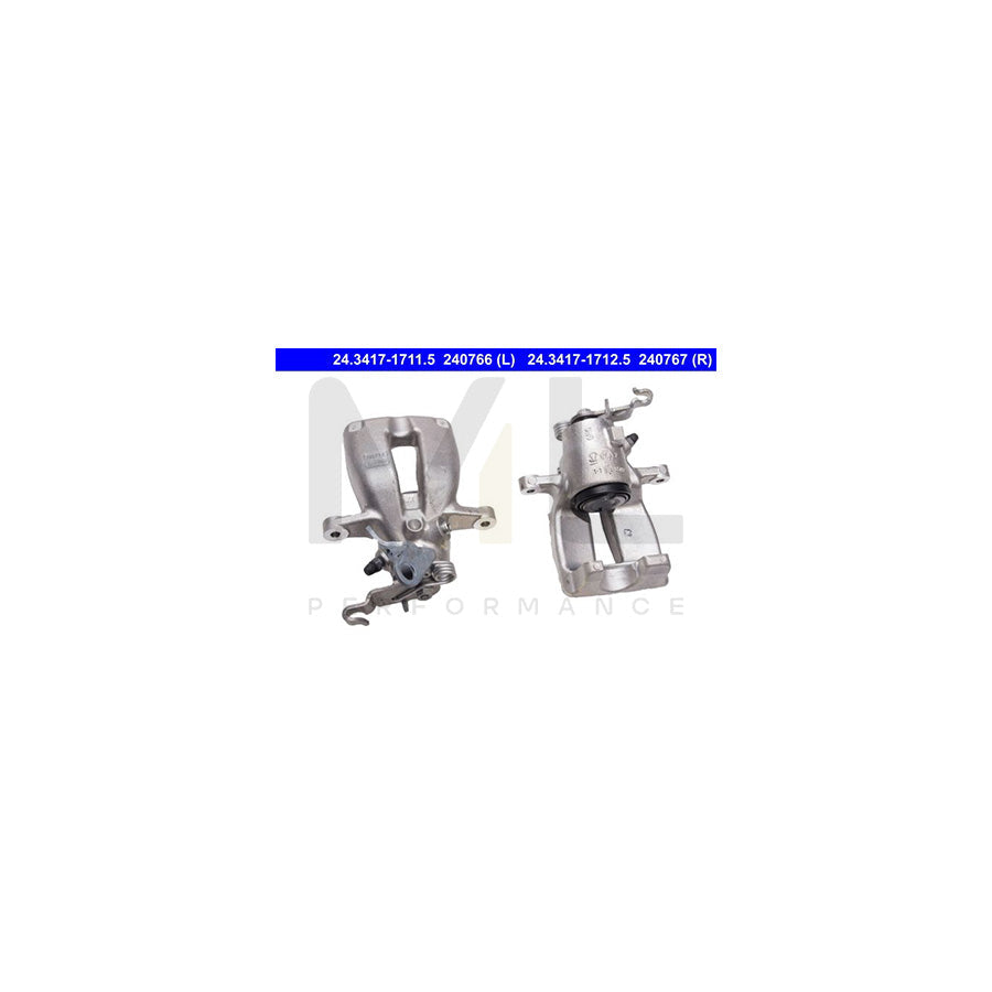 ATE 24.3417-1711.5 Brake Caliper without holder