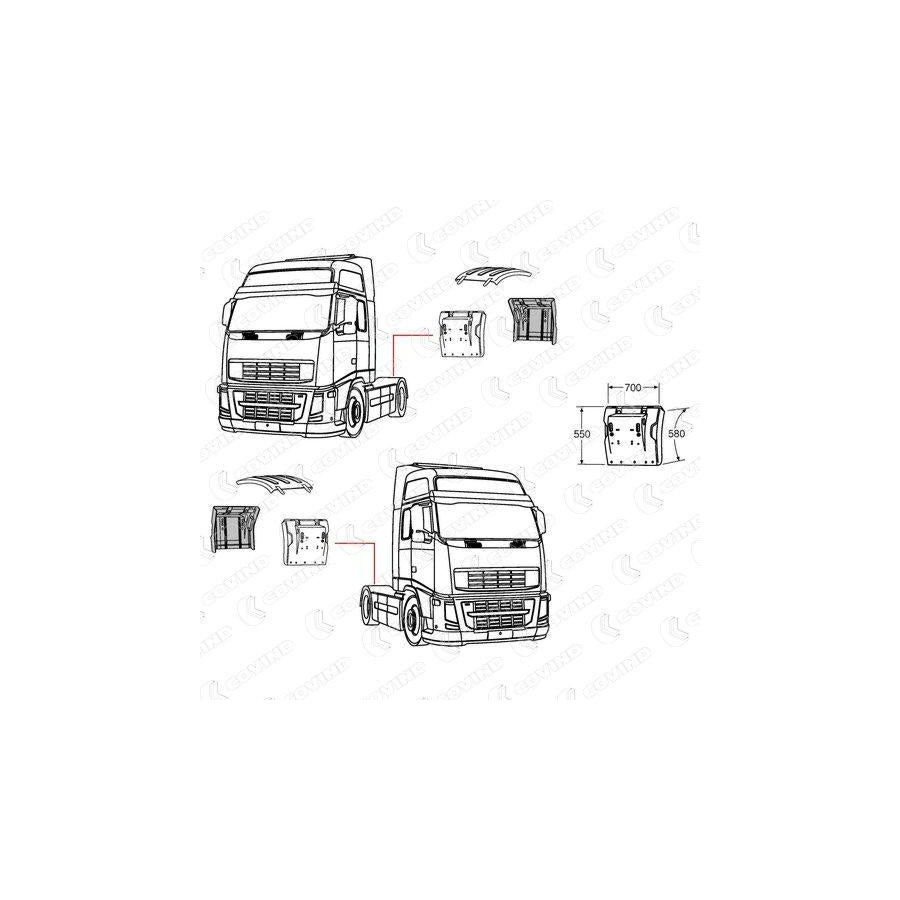 Covind 3Fh/525 Wing Fender