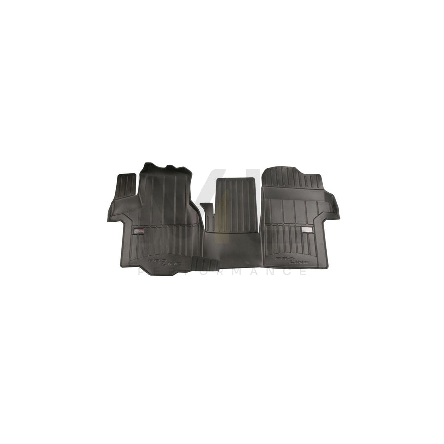 FROGUM Tailored 3D409255 Floor mat set for VW CRAFTER Elastomer, Front, Black, (LHD)