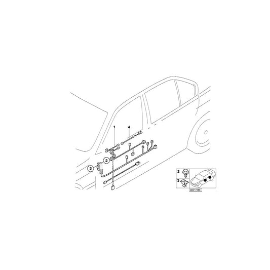 Genuine BMW 61128380117 E36 Adapter Wire F Airbag Module (Inc. 318tds, M3 & 325td) | ML Performance US Car Parts