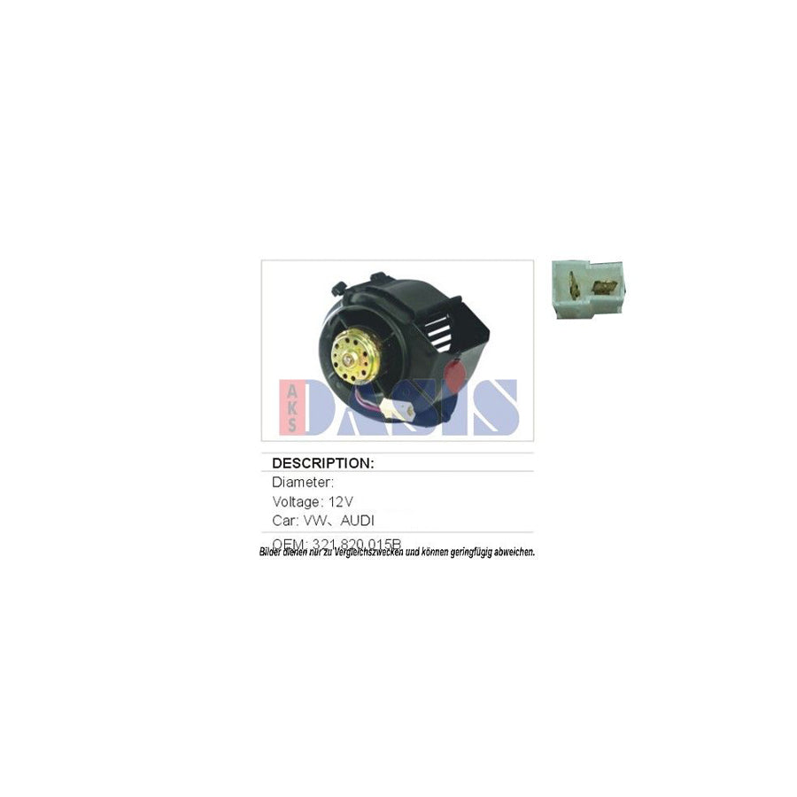 AKS Dasis 048012N Interior Blower