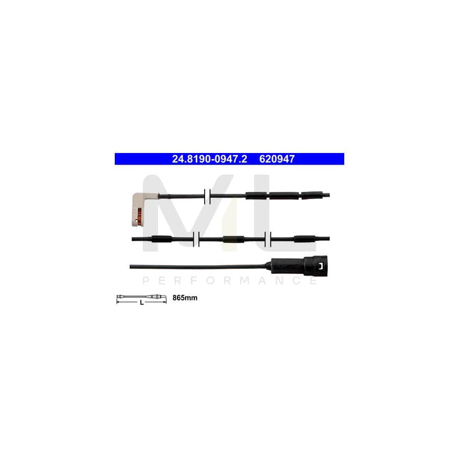 ATE 24.8190-0947.2 Brake pad wear sensor