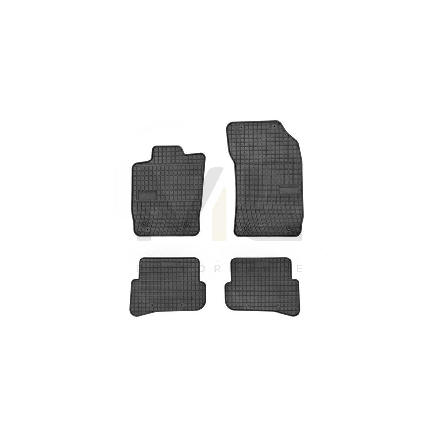 FROGUM 0734 Floor mat set for AUDI A1 Elastomer, Front and Rear, Quantity: 4, Black