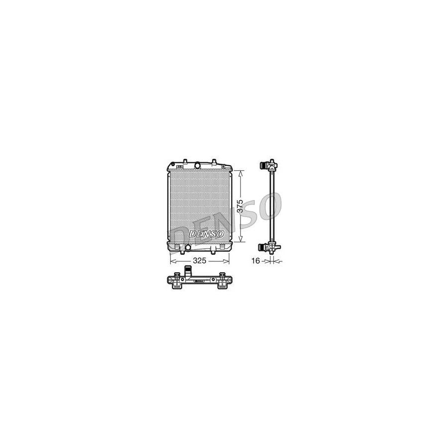 DENSO DRM50040 Engine Radiator for Toyota Aygo (Ab10)