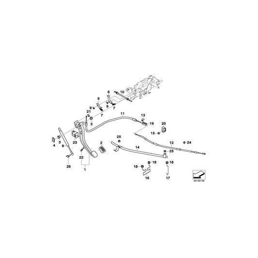 Genuine BMW 35511161500 E38 Connection Piece (Inc. 735iL, 750iLP & L7) | ML Performance US Car Parts