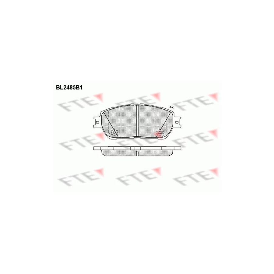 FTE Bl2485B1 Brake Pad Set