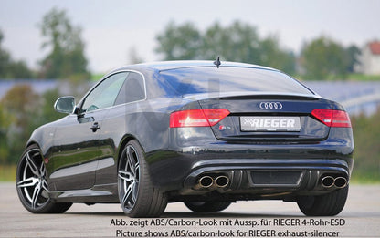 Rieger 00055417 Audi B8 B81 S5 Rear Diffuser 4 | ML Performance UK Car Parts