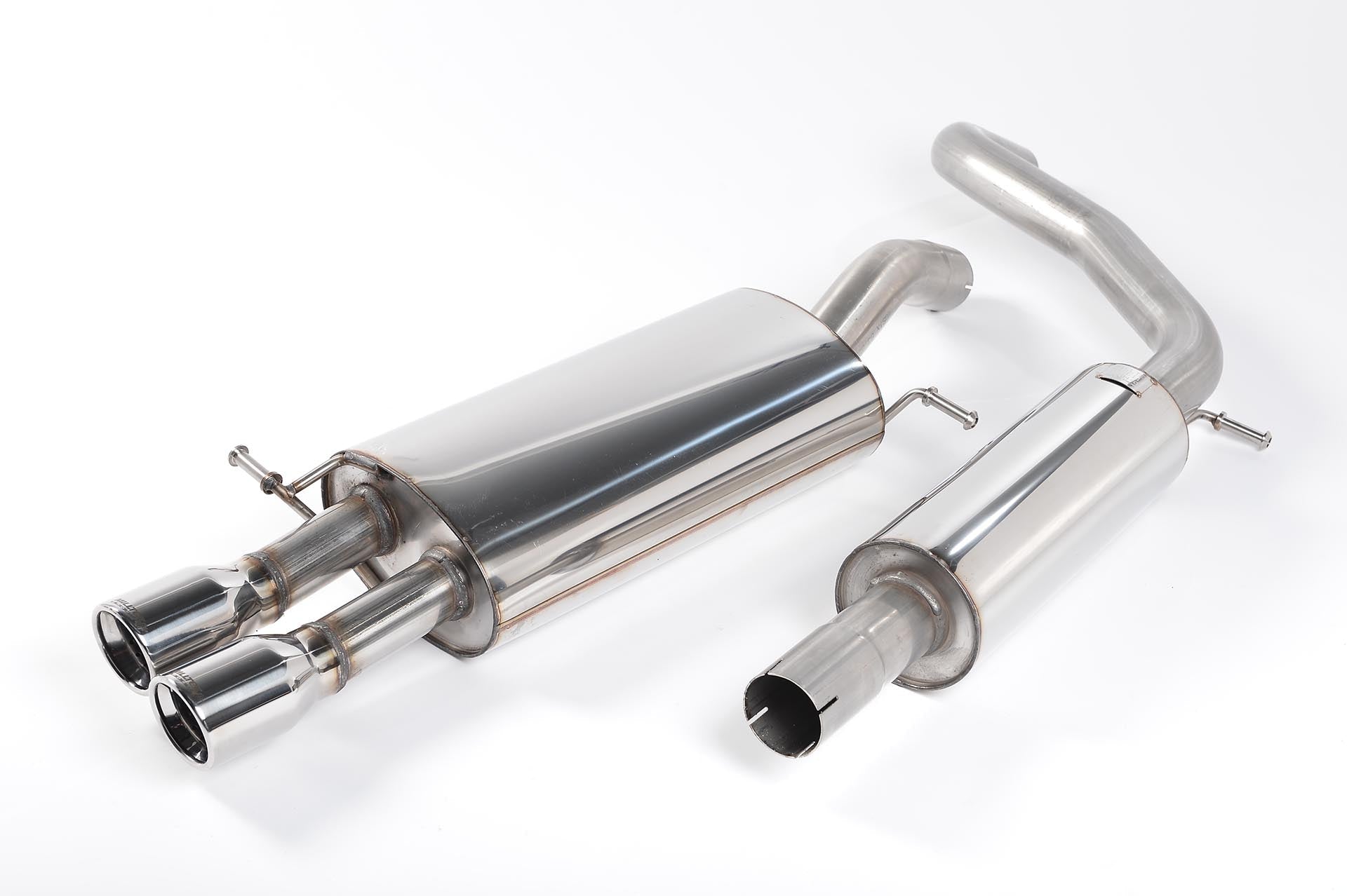 MillTek SSXVW109 Volkswagen Polo Resonated Cat-Back Exhaust - EC Approved