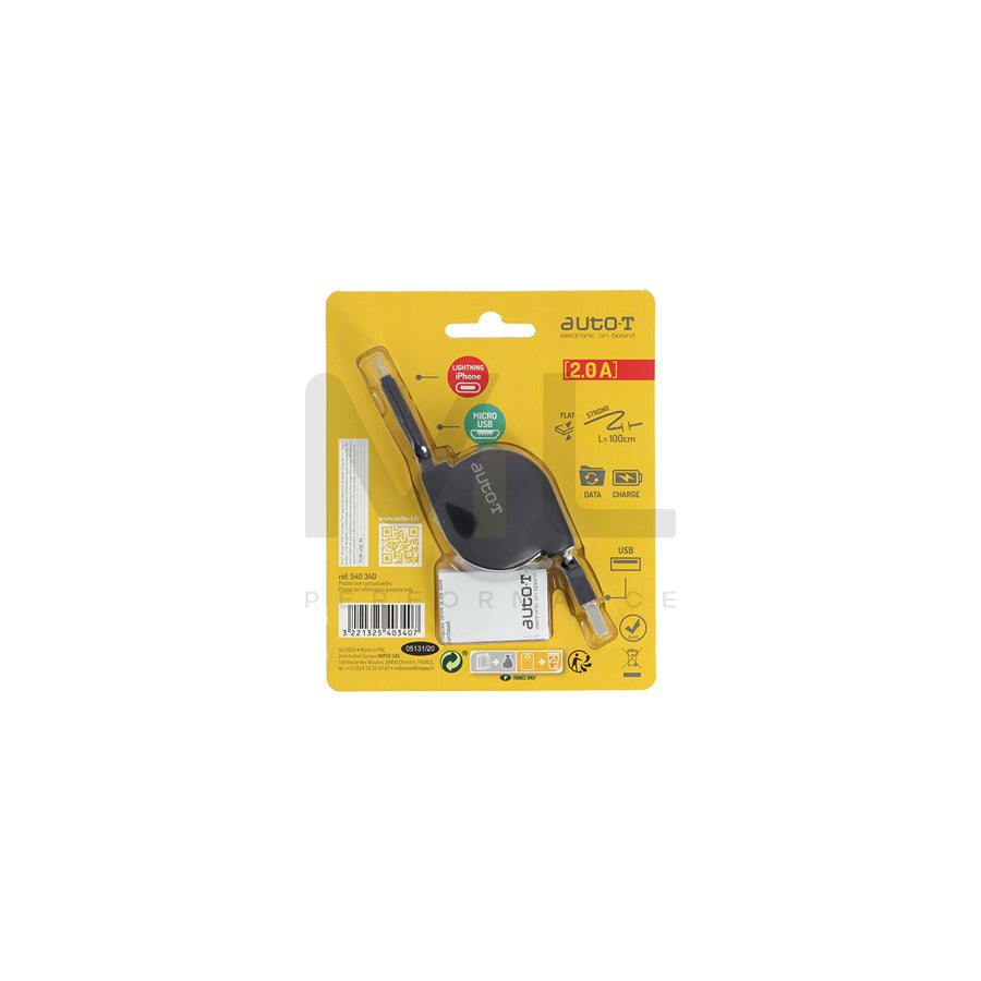 AUTO-T 540340 USB charge cable Blister Pack