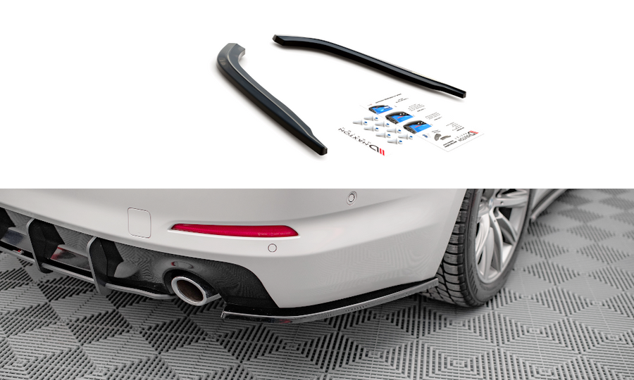 Maxton Design BM-5-G30-RSD1T Rear Side Splitters BMW Series 5 G30 | ML Performance UK Car Parts