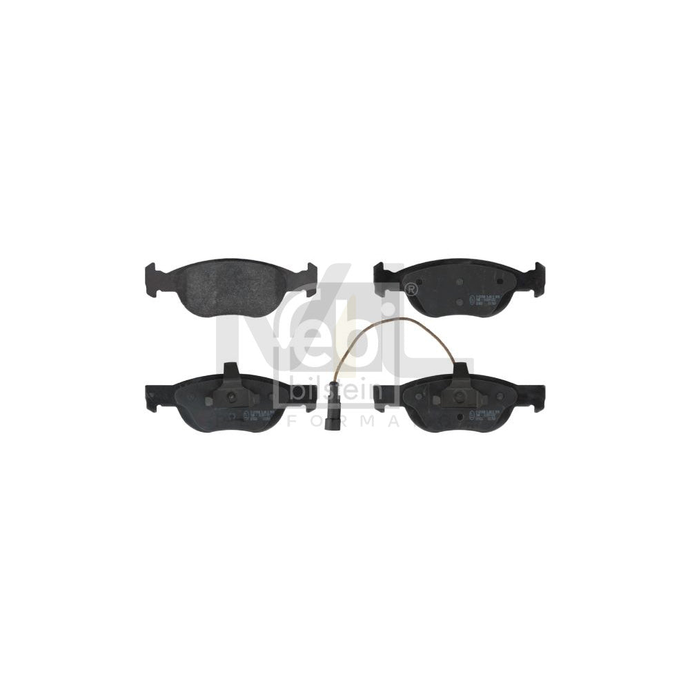 Febi Bilstein 116064 Brake Pad Set Front Axle, Incl. Wear Warning Contact