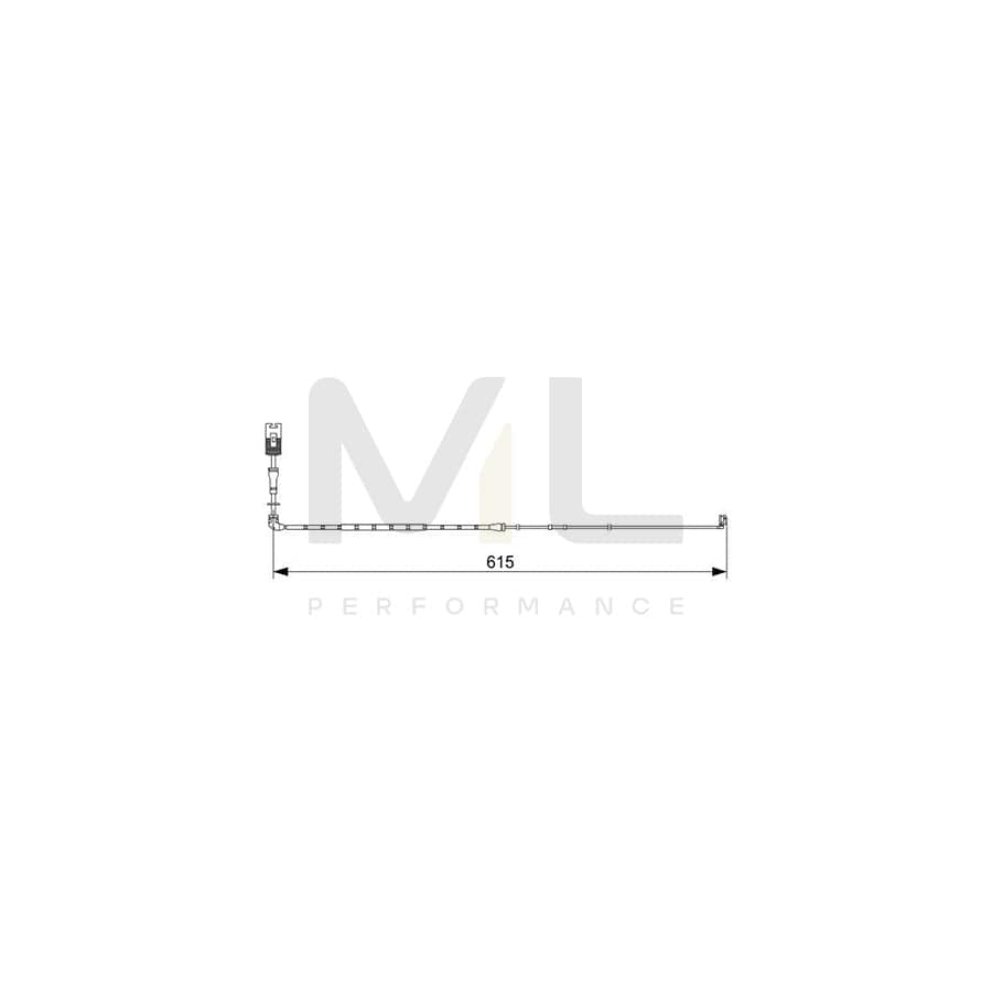 BOSCH 1 987 473 056 Brake pad wear sensor for LAND ROVER Range Rover III (L322) | ML Performance Car Parts