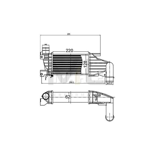 MAHLE ORIGINAL CI 514 000S Intercooler | ML Performance Car Parts