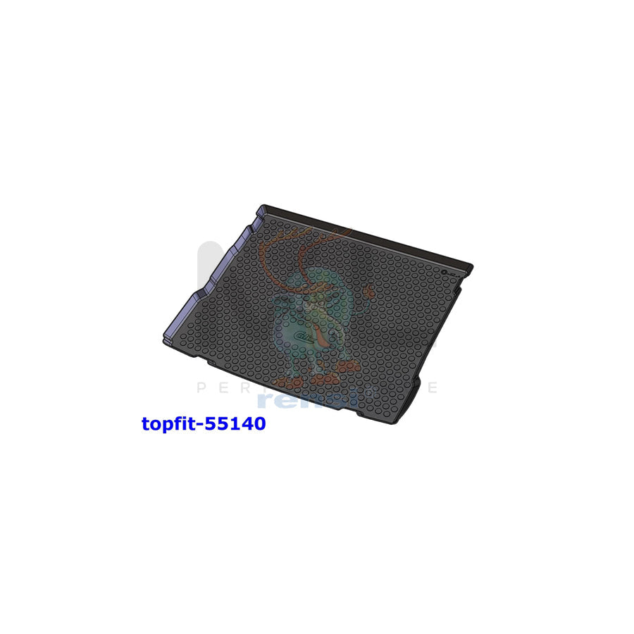 RENSI 55140 Car boot tray for AUDI Q3 (8UB, 8UG) Elastomer, fits top/higher cargo floor