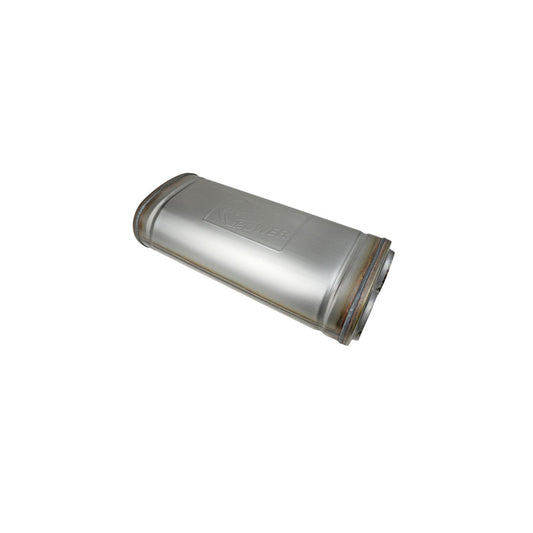  aFe 49M00055 3 IN Inlet/Outlet Dual/Dual x 18 IN L x 8 IN W x 5 IN H - Oval Body Muffler  | ML Performance US Car Parts