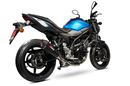 Scorpion RSI119CEO Suzuki Serket Taper Slip-On - Carbon Fibre Sleeve (SV650 / SV650 X) | ML Performance US US