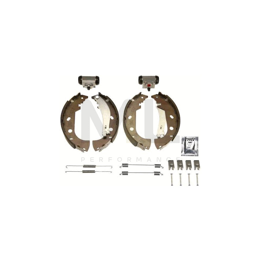 TRW Brake Kit BK1748 Brake Shoe Set for FIAT MAREA with wheel brake cylinder | ML Performance Car Parts