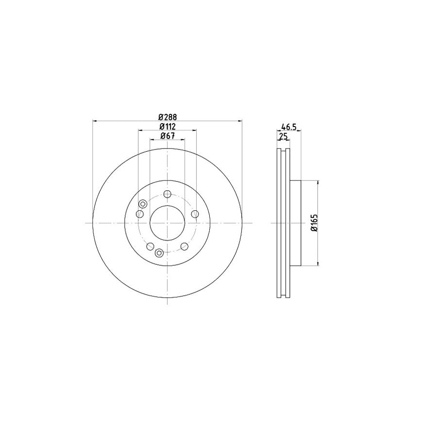 Barum Bar25110 Brake Disc