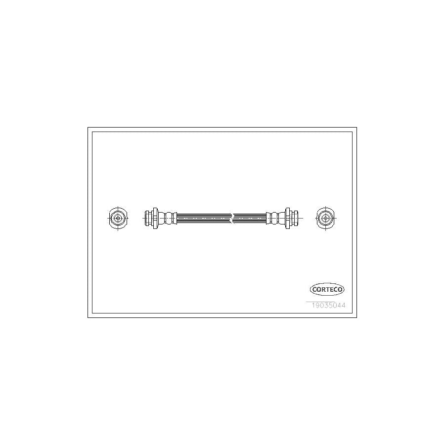 Corteco 19035044 Brake Hose