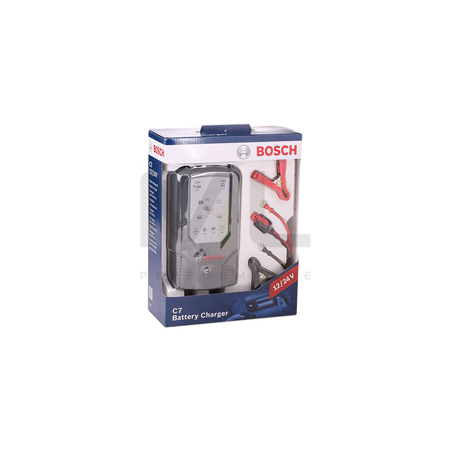 BOSCH C7 0 189 999 07M Battery Charger portable, trickle charger, 1.5, 7A, 12, 24V, 120Ah | ML Performance Car Parts