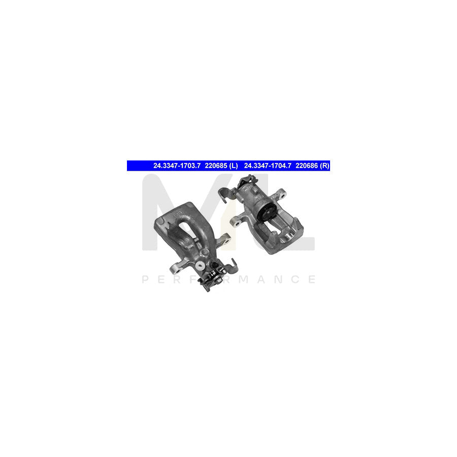 ATE 24.3347-1704.7 Brake Caliper without holder
