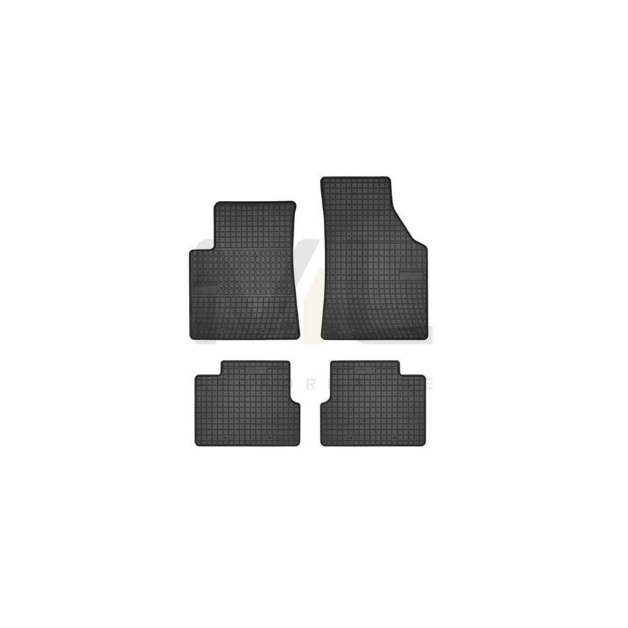 FROGUM Tailored 547013 Floor mat set for JEEP Cherokee V (KL) Elastomer, Front and Rear, Quantity: 4, Black, (LHD)