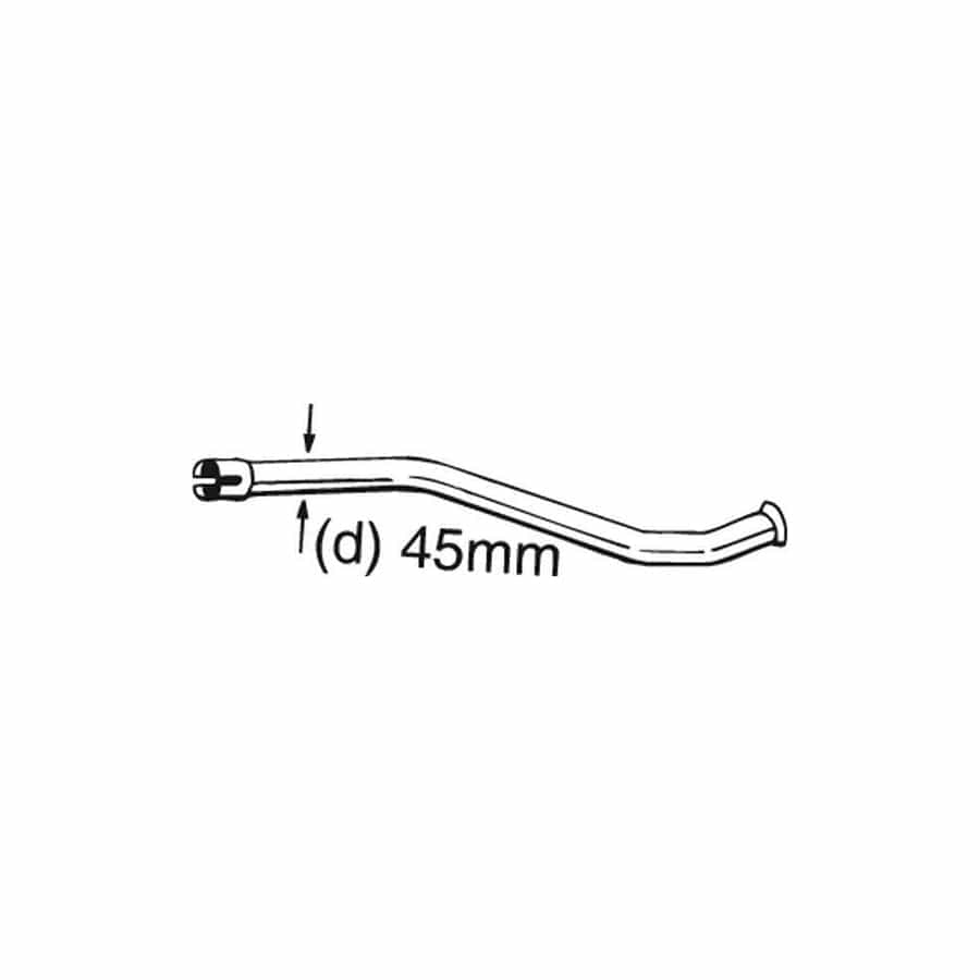 Bosal 889-143 Repair Pipe, Catalytic Converter for Citroen Ax