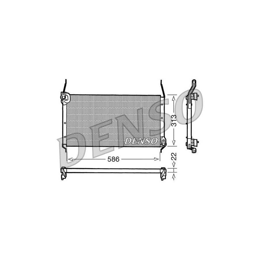 DENSO DCN09017 Air Conditioning Condenser