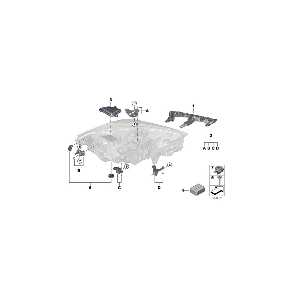 Genuine BMW 63119883500 F40 F44 Ventilation Kit (Inc. 228iX, 118d & 120dX) | ML Performance US Car Parts