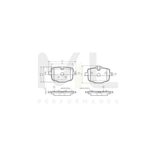Bosch 0986Tb3135 Brake Pad Set Excl. Wear Warning Contact, With Bolts  | ML Performance Car Parts