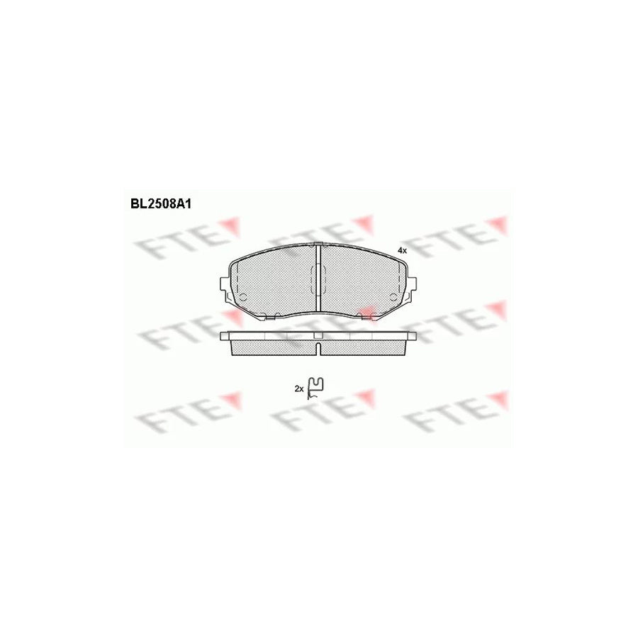 FTE Bl2508A1 Brake Pad Set