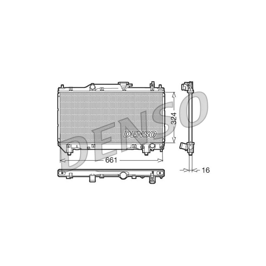 DENSO DRM50015 Engine Radiator for Toyota Avensis