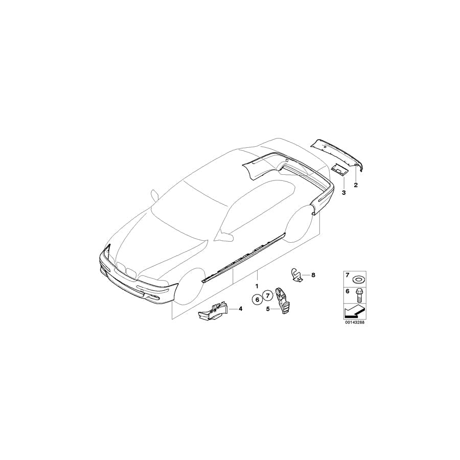Genuine BMW 51717893130 E46 Front Right Brake Air Duct (Inc. 325Ci, 320Cd & 330Cd) | ML Performance UK Car Parts