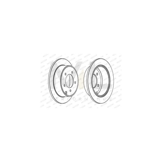FERODO PREMIER Coat+ disc DDF1762C Brake Disc Solid, Coated, without bolts/screws | ML Performance Car Parts