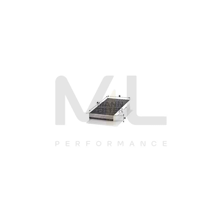 MANN-FILTER CUK 3554 Pollen filter Activated Carbon Filter